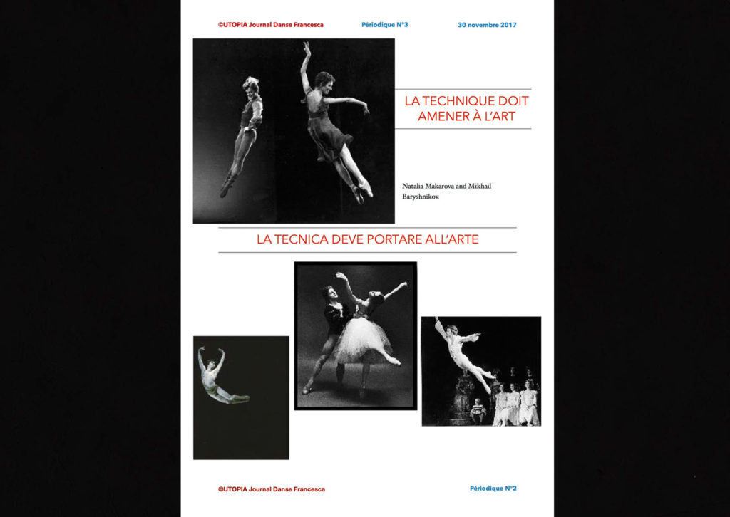 ©Utopia Journal Danse Francesca Périodique n.3-30 Novembre 2017 page 2 version bilingue