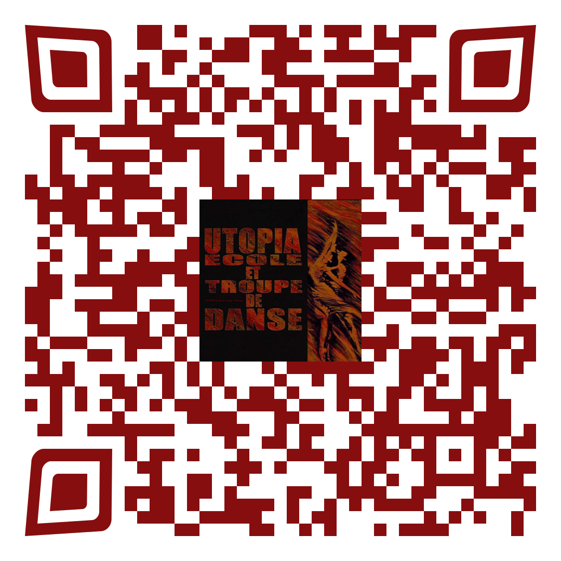QR-Code site WEB ©UTOPIA École et Troupe de Danse