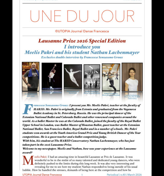 ©Utopia Journal Danse Francesca English version