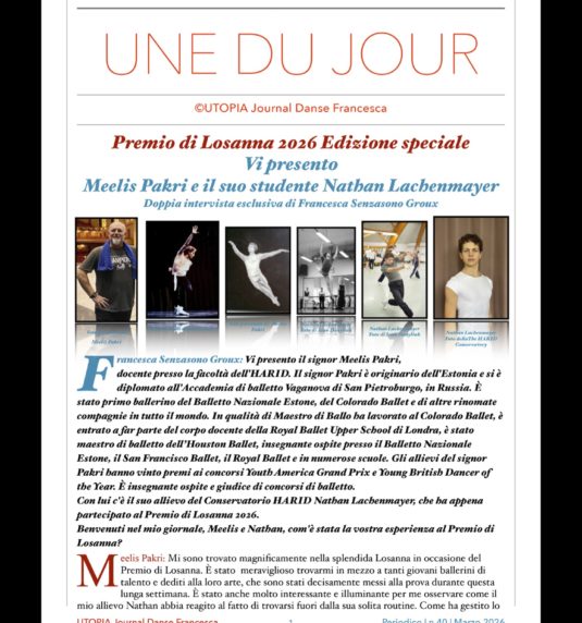 ©Utopia Journal Danse Francesca versione italiana