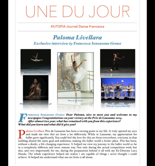 ©Utopia Journal Danse Francesca English version