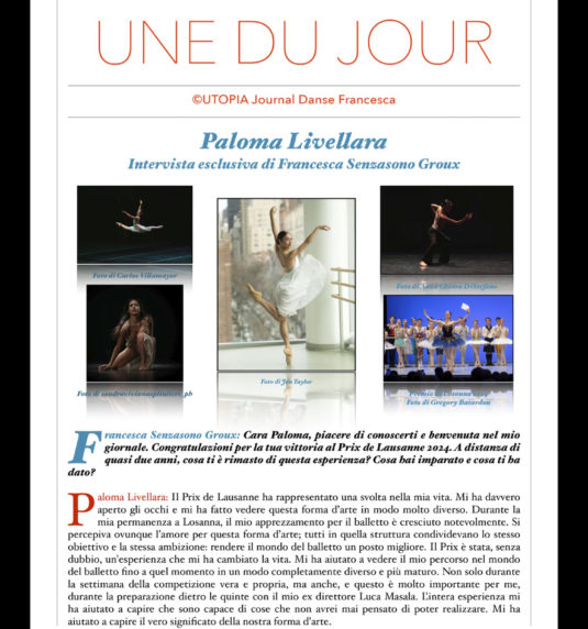 ©Utopia Journal Danse Francesca versione italiana