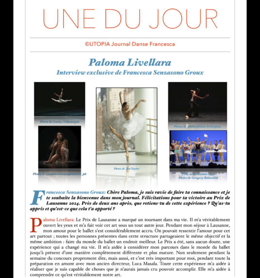 ©Utopia Journal Danse Francesca version française