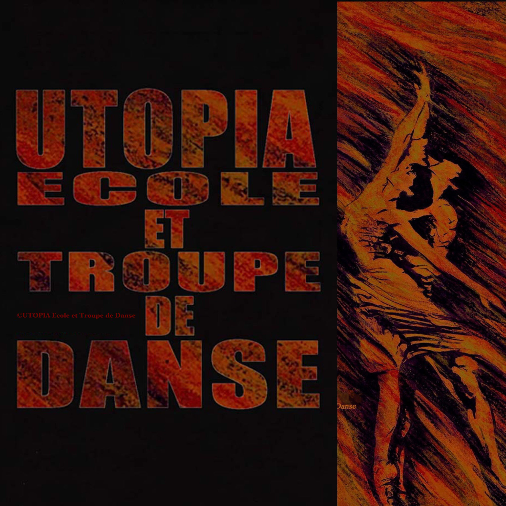 LOGO ©UTOPIA Ecole et Troupe de Danse